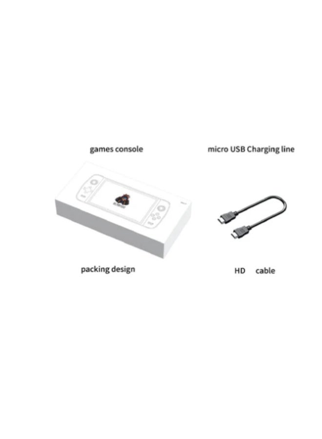 M27 Retro Video Gaming Console 256G, Portable Handheld Game Console with Built-in 50000+ Retro Games 30+ Emulators, 7 Inch IPS Screen, 600*1024 Resolution (Grey) - Image 2